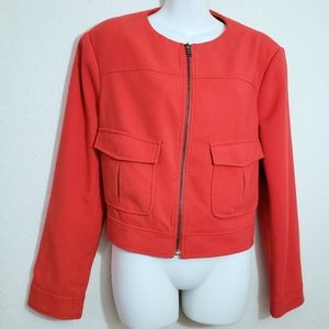 3/$25 ASOS Cropped Zip Front Blazer Jacket
